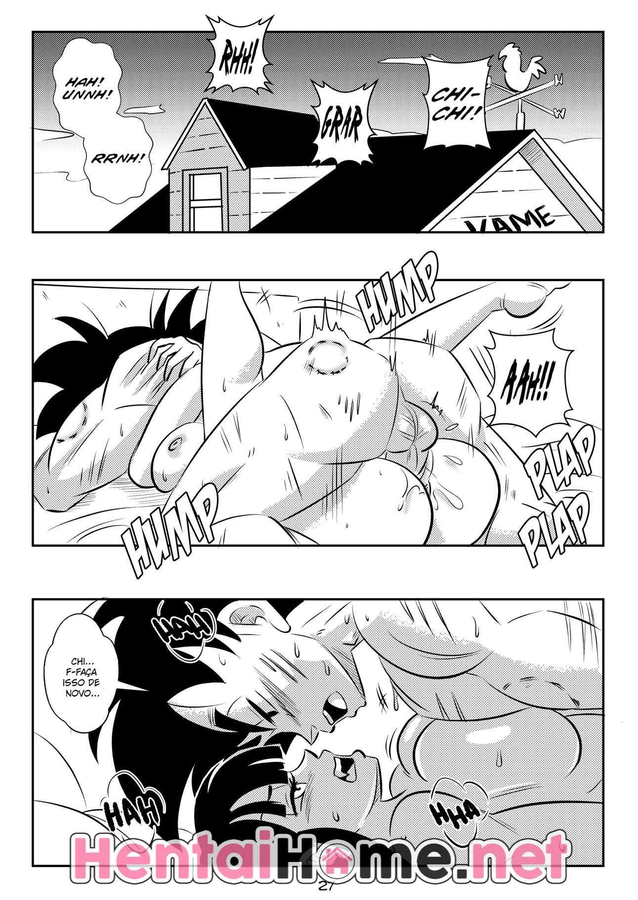 Goku acalma Chi Chi com sexo - Foto 29
