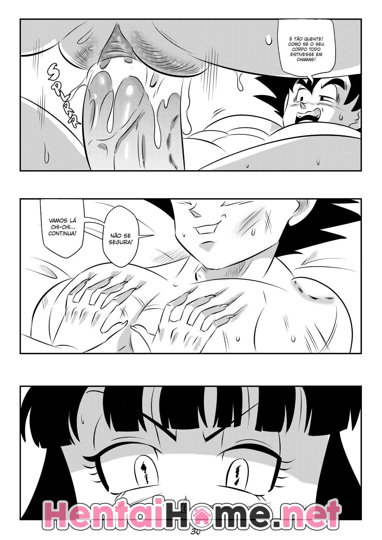 Goku acalma Chi Chi com sexo - Foto 32
