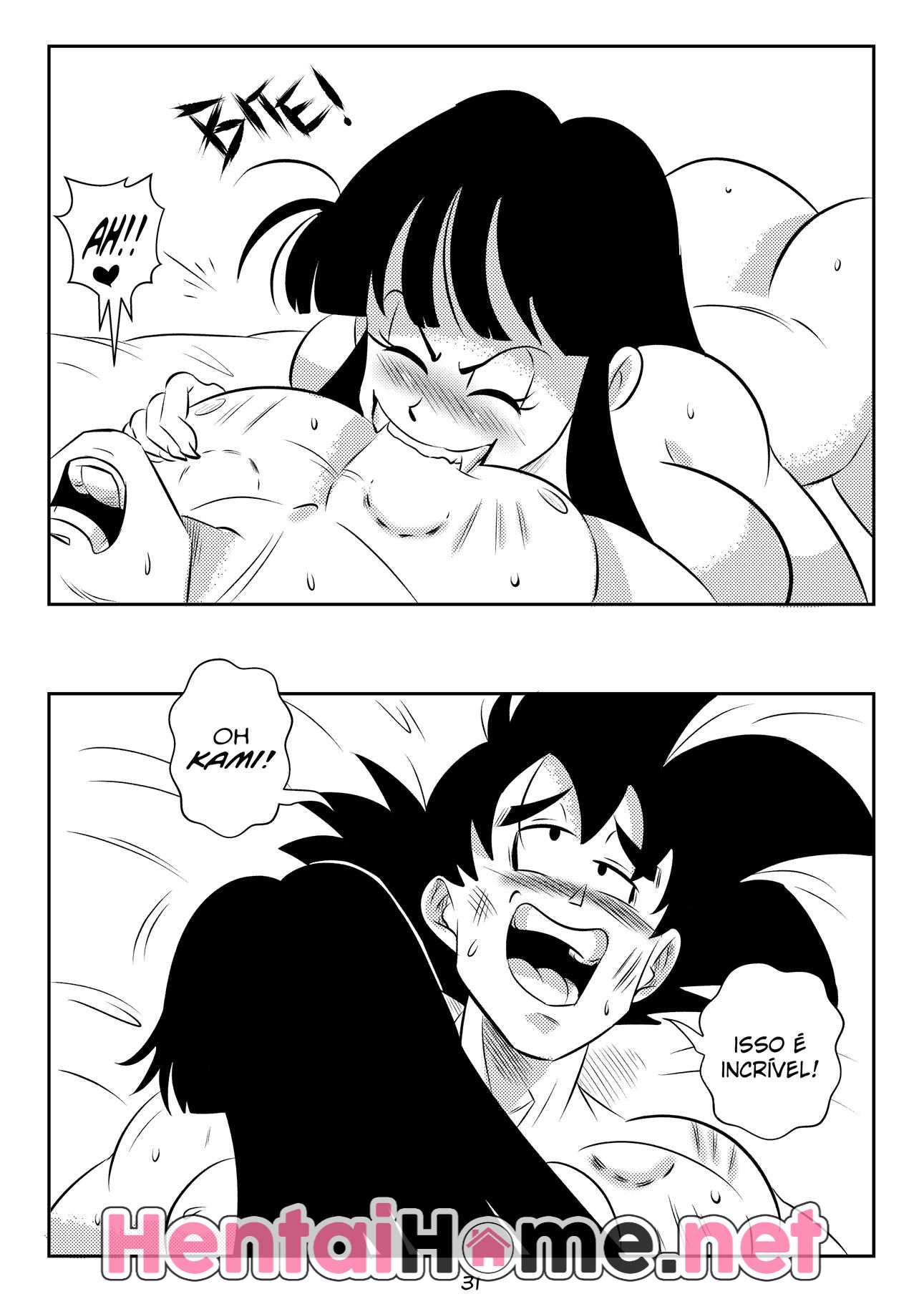 Goku acalma Chi Chi com sexo - Foto 33