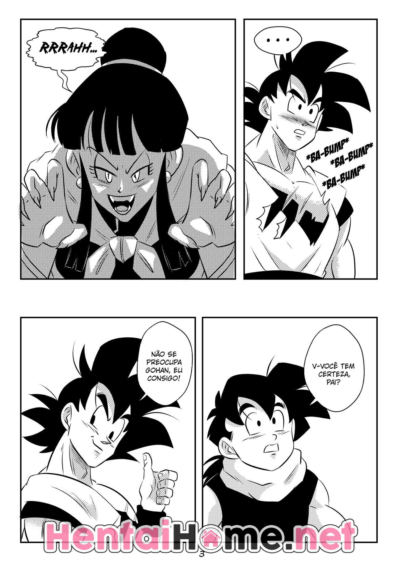 Goku acalma Chi Chi com sexo - Foto 5