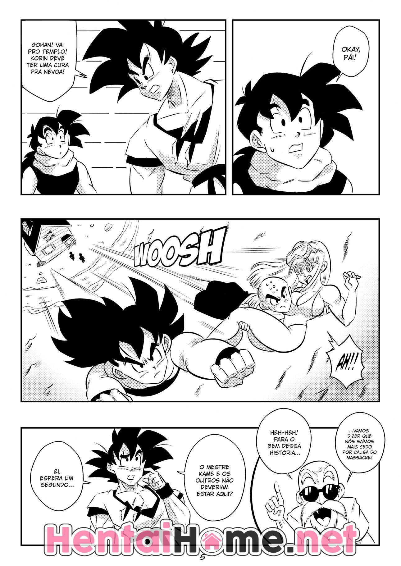 Goku acalma Chi Chi com sexo - Foto 7