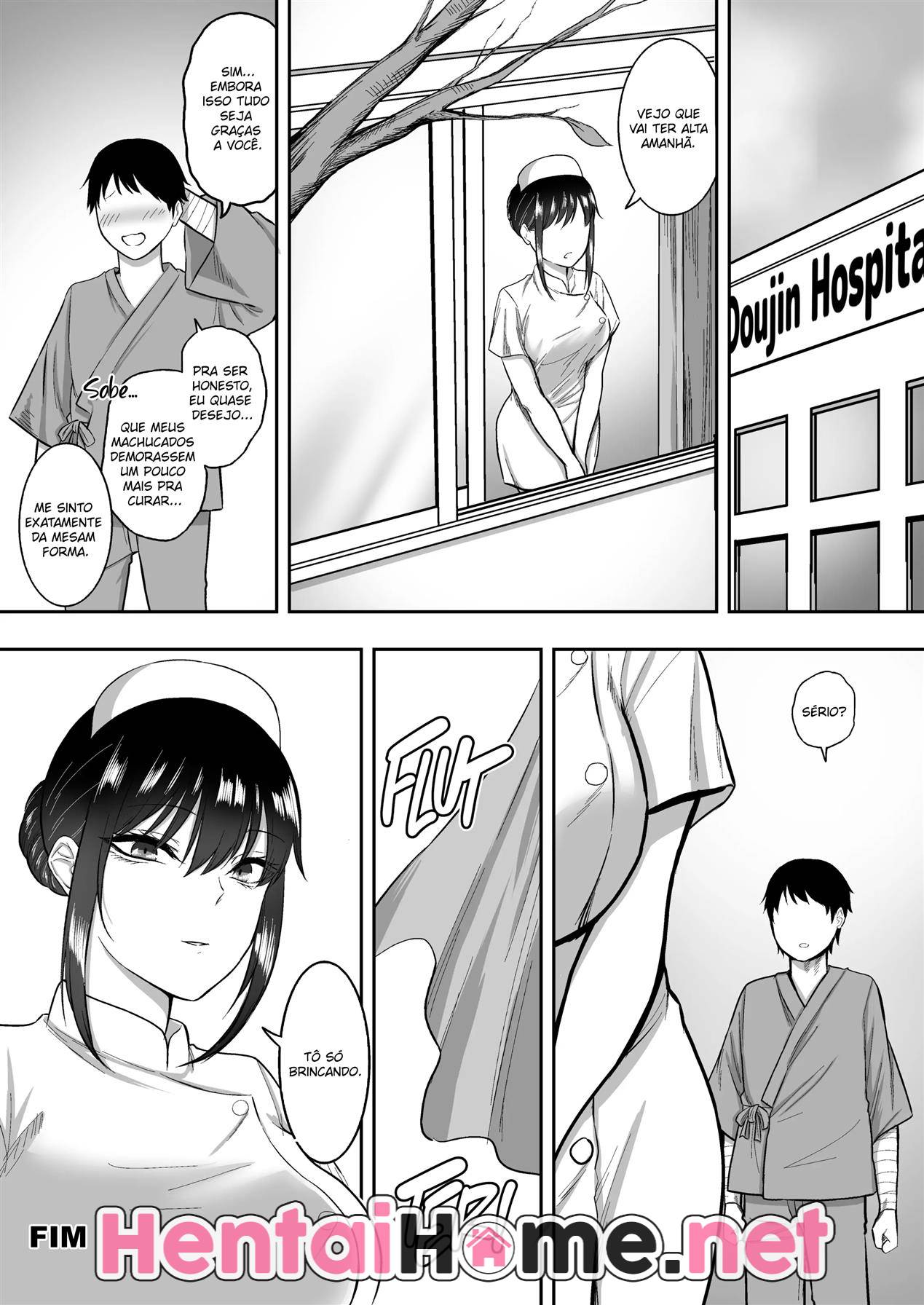 Shirasaki à enfermeira pervertida - Foto 44