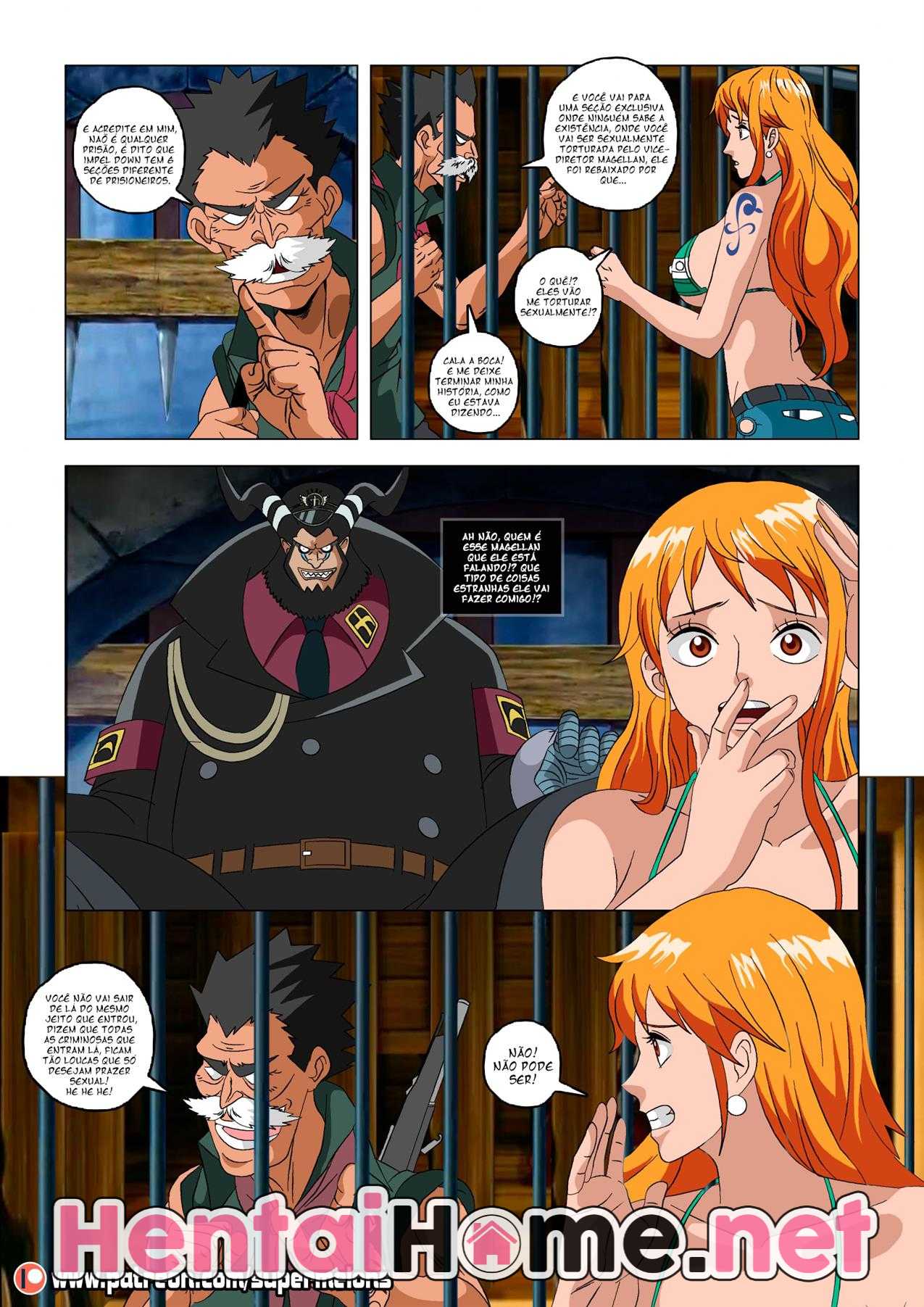 One Piece Pornô: Nami fugindo - Foto 6