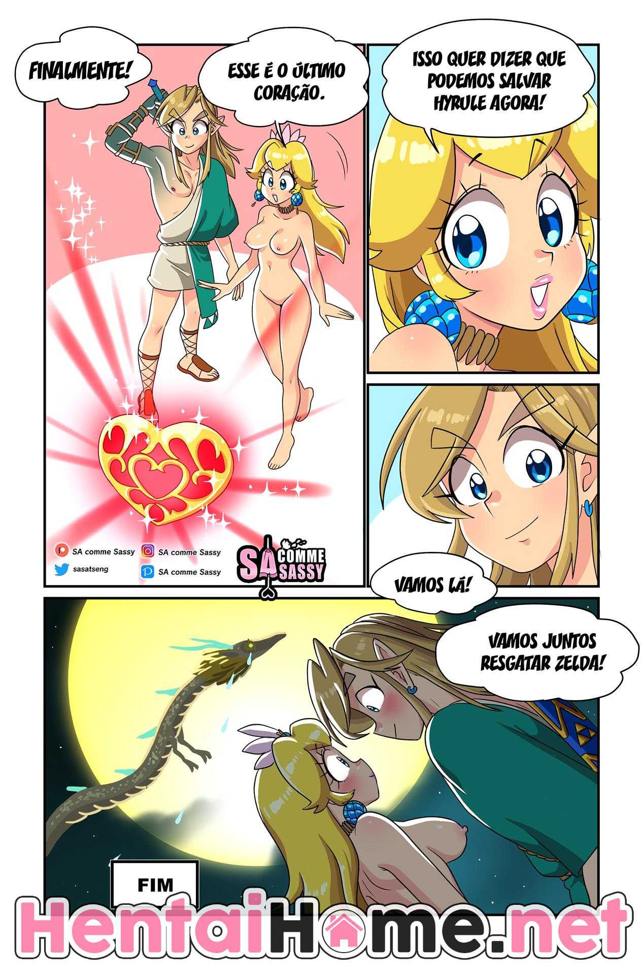 Link fode uma princesa falsa - Foto 20